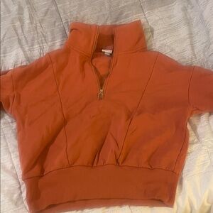 a new day Rust Half-Zip Pullover